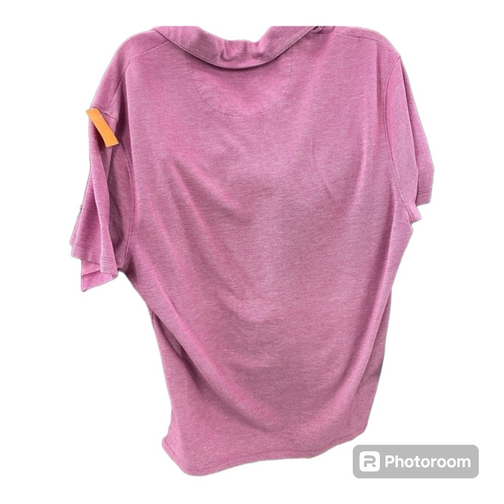 Fairlane Men’s Robert‎ Slim Fit Performance Pique Polo Shirt. Large. Magenta. - Picture 3 of 4